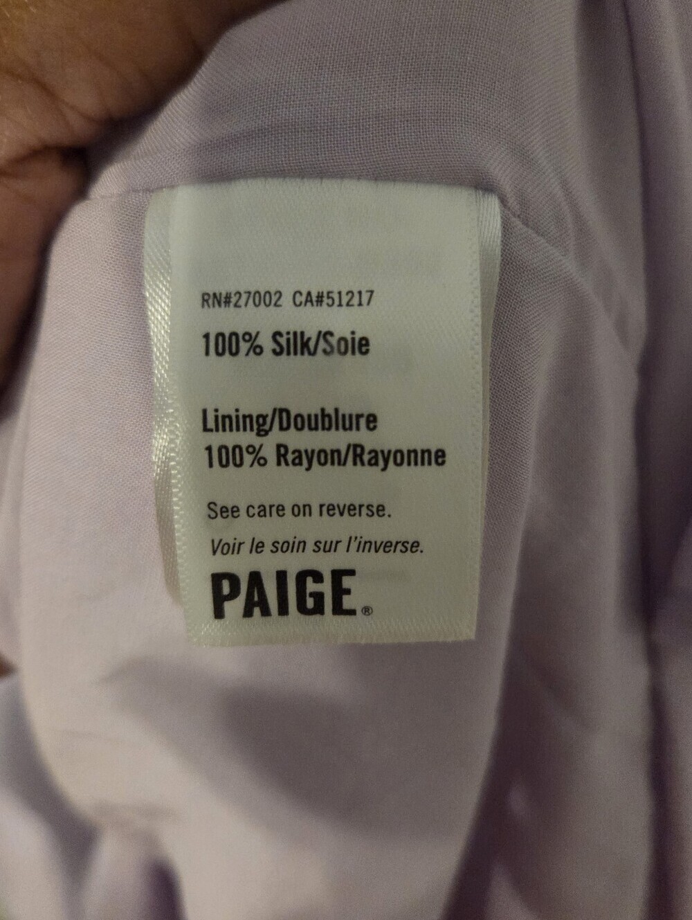 PAIGE Womens 100% Silk Purple Ruffle Whimsical Tiered Midi Dress Sz 14 NWOT - Picture 11 of 11